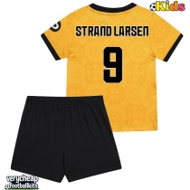 Wolves Jorgen Strand Larsen #9 Replica Home Minikit 2025-26 Short Sleeve (+ pants)